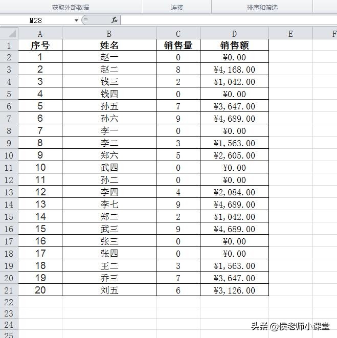 办公软件操作技巧075：如何隐藏excel表格中的0值数据
