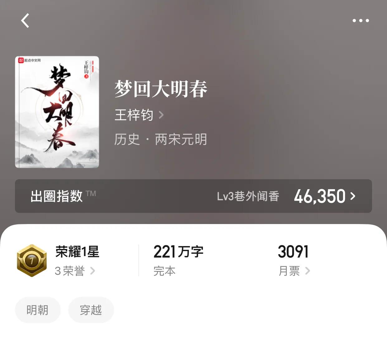 八本穿越历史小说，区区盛世凡人，怎能体会乱世的天地黎民