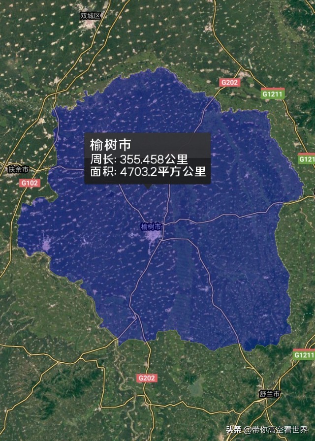 榆树市地图简介(吉林省长春市行政区划地图)