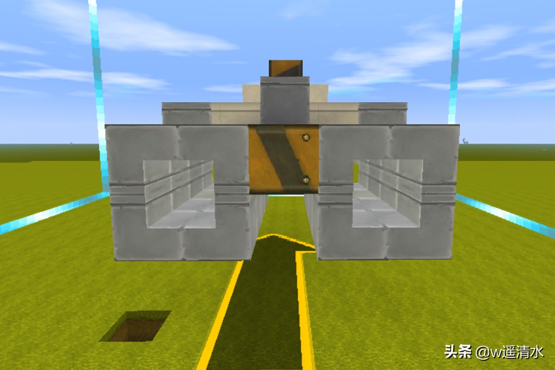 迷你世界 制作新型飞机 给飞机安转向