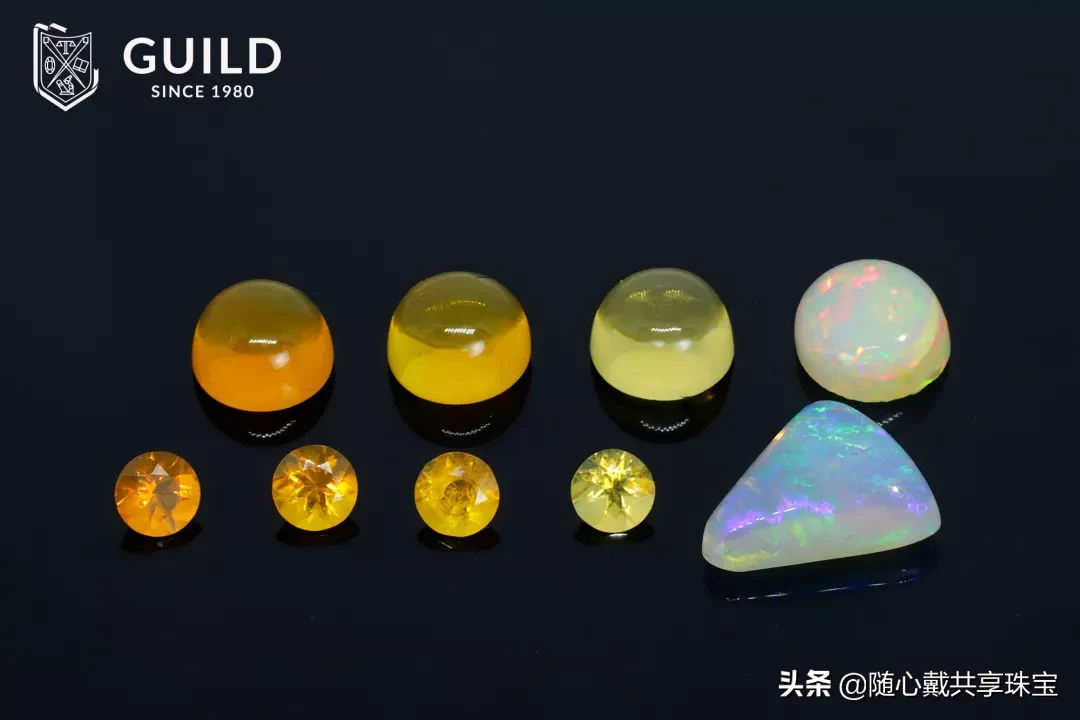 被誉为宝石中的“调色板”欧泊，不来pick一下吗？