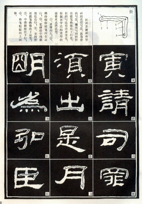 隶书入门基本笔画写法（零基础隶书的基本笔法）