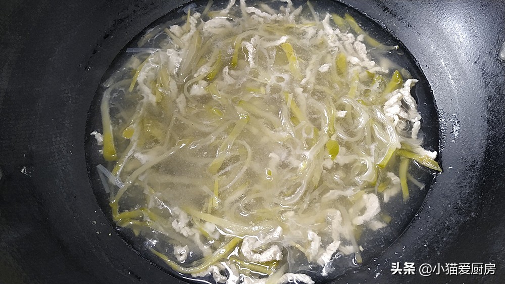 榨菜肉丝汤（做有色有香又有味的榨菜肉丝汤）