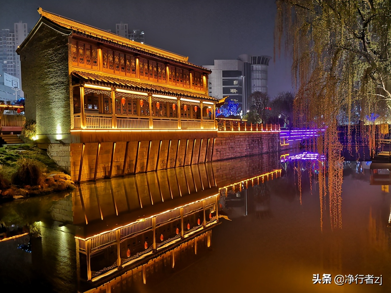 「原创」春风十里（一）稻河夜色+市井早茶=最泰州