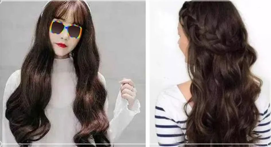 在黑色的头发上可以直接染出这些颜色