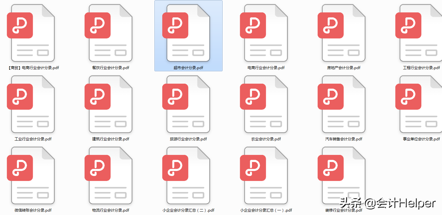 超市账务处理难？不用担心！老会计带来超全超市会计分录！