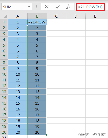 Excel 正序、逆序编号，这到底是普通公式还是数组公式？ - 正数办公