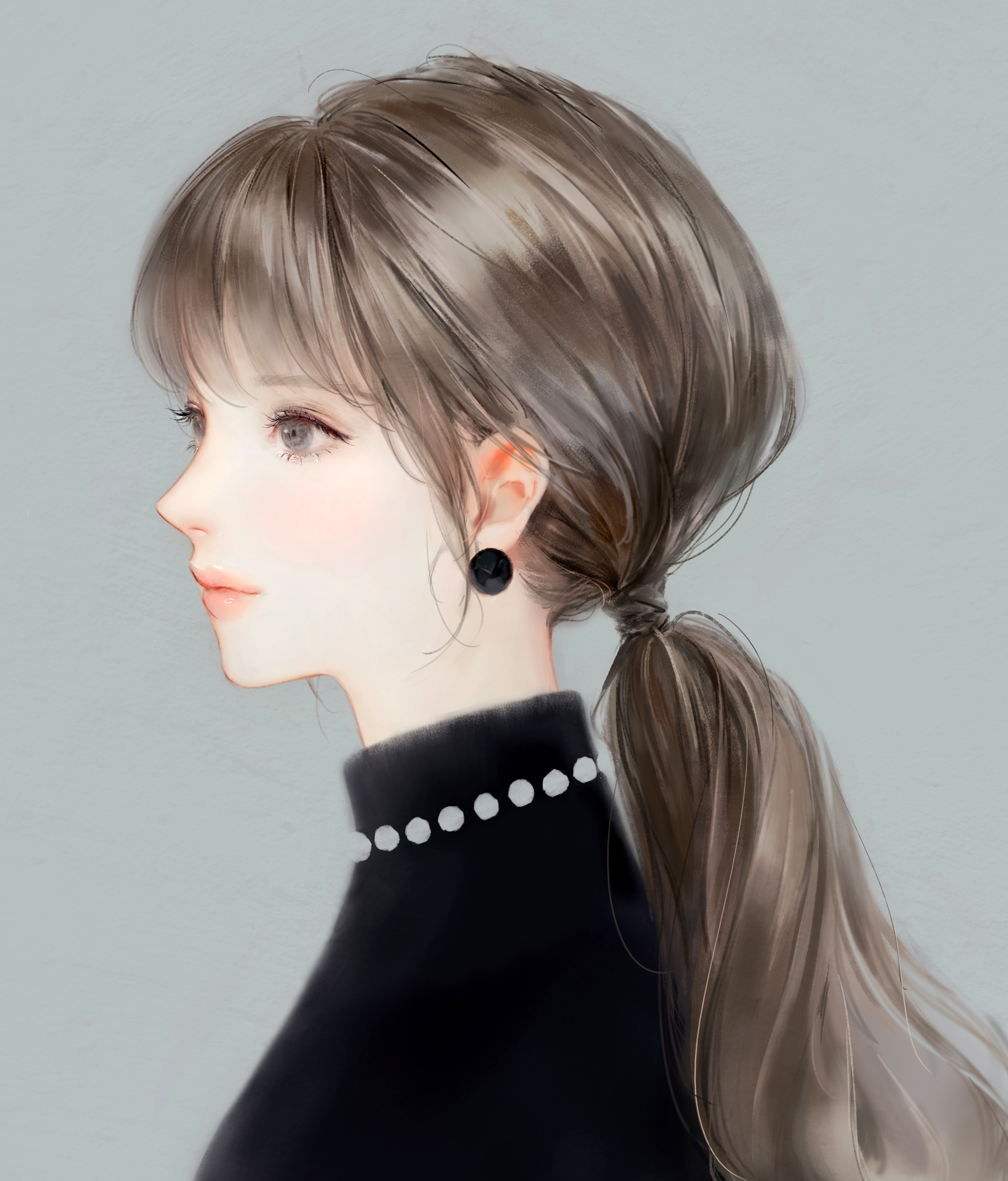 通透唯美的二次元美女，仙气扑面而来，充满梦幻华丽的马卡龙色彩