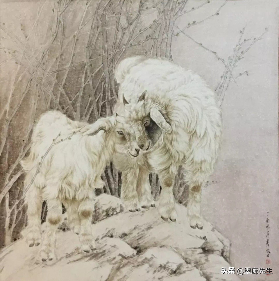 精选100幅画羊美图供大家学习收藏