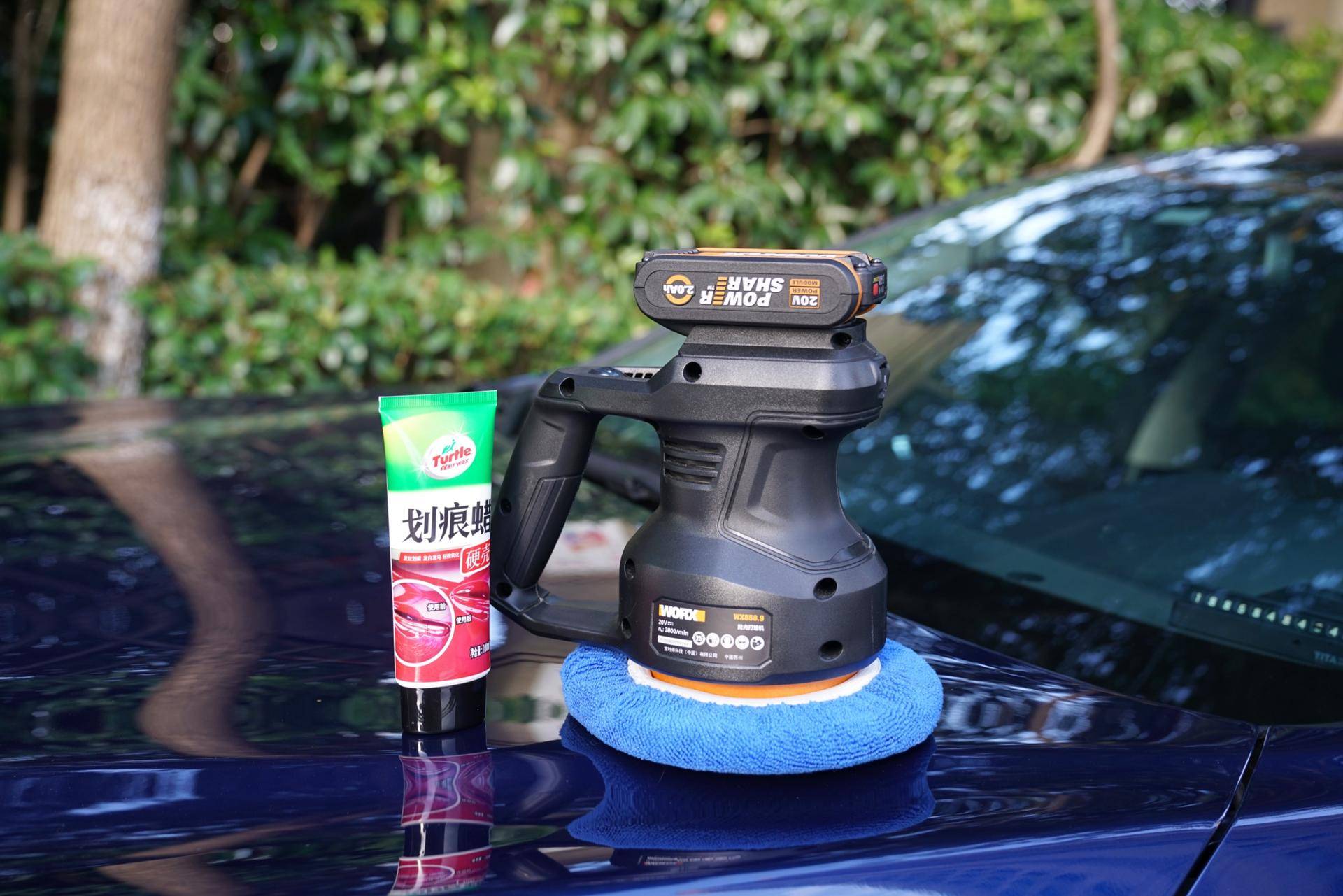 快速上手,家车两用—威克士打蜡抛光机开箱体验