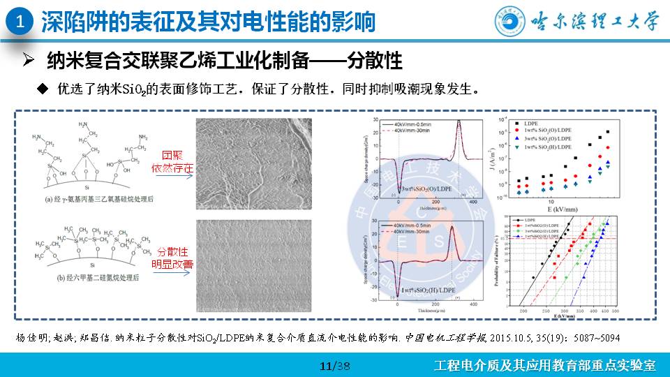 哈尔滨理工大学杨佳明副教授：深陷阱改善交联聚乙烯电性能的研究