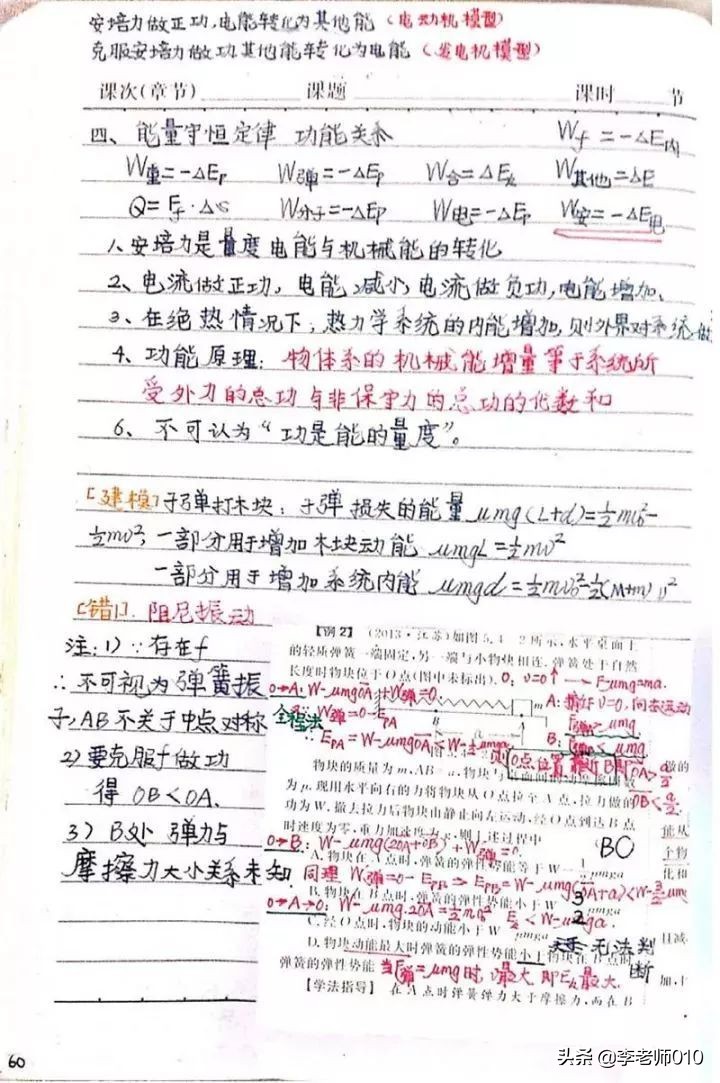 名校物理学生手写笔记（电子版）