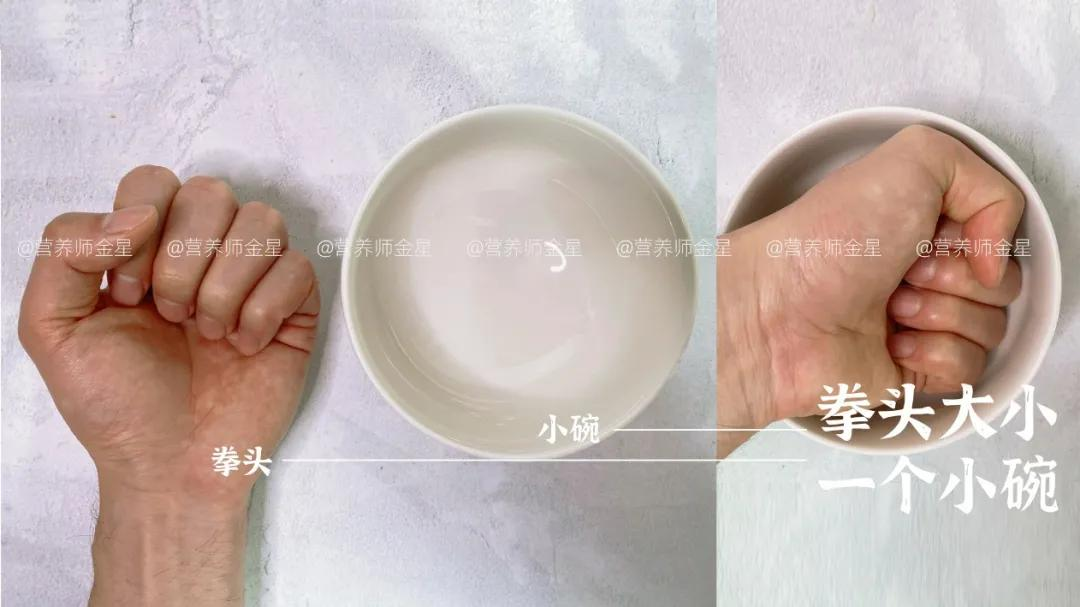 每天吃多少？居然可以用手量！18张原创图片教会你