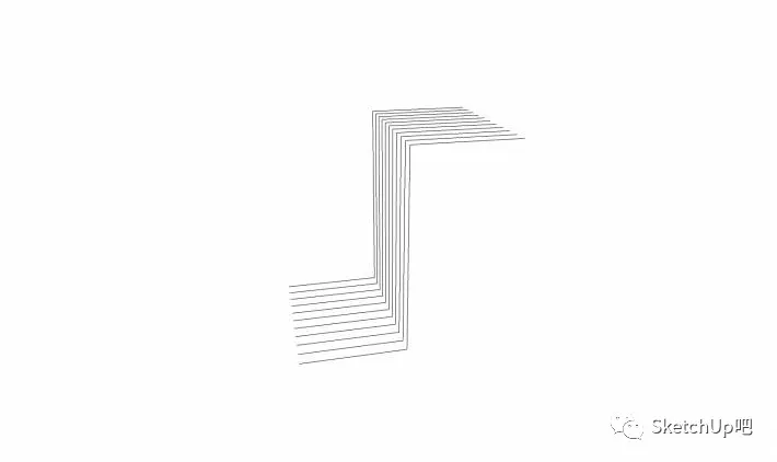 SU建模教程·骚断腿的曲线楼梯
