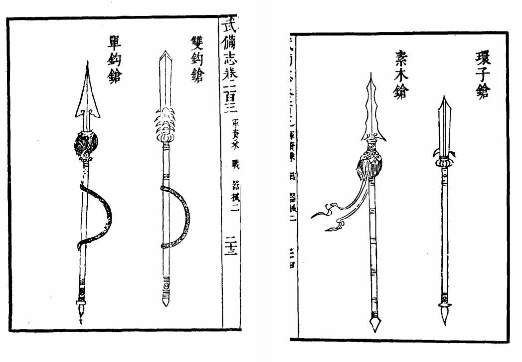 不過清代傳教士郎世寧所繪《阿玉錫執矛蕩寇圖》,故不敢斷言矛這一