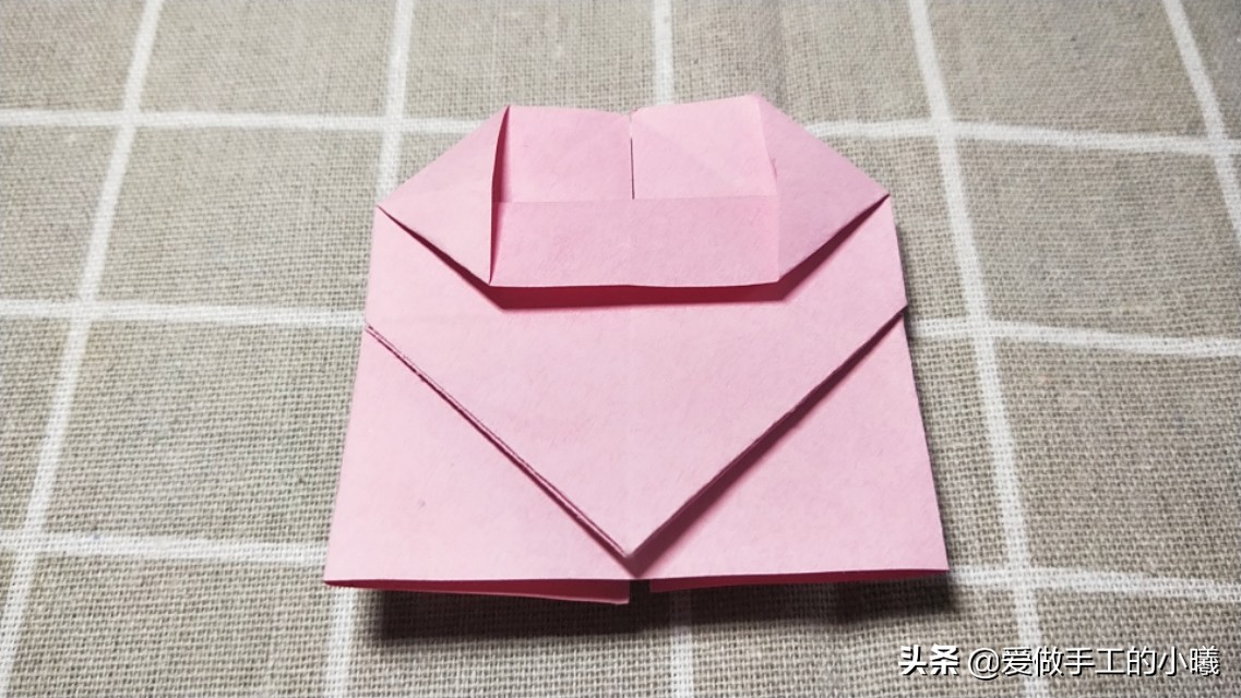 折纸教程:当爱心遇上蝴蝶结，简单别致，漂亮加倍