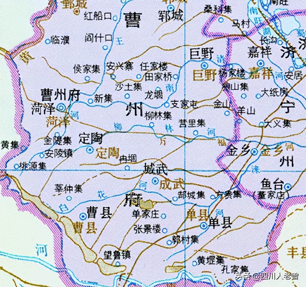 菏泽市下辖7县历史沿革