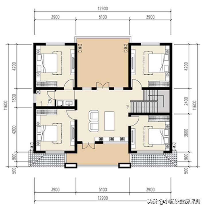 坐南朝北的自建房一样好坐南朝北的自建房最好的格局