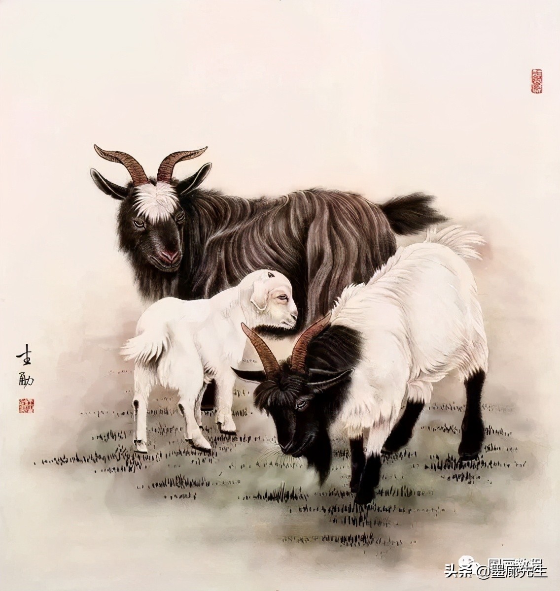 精选100幅画羊美图供大家学习收藏