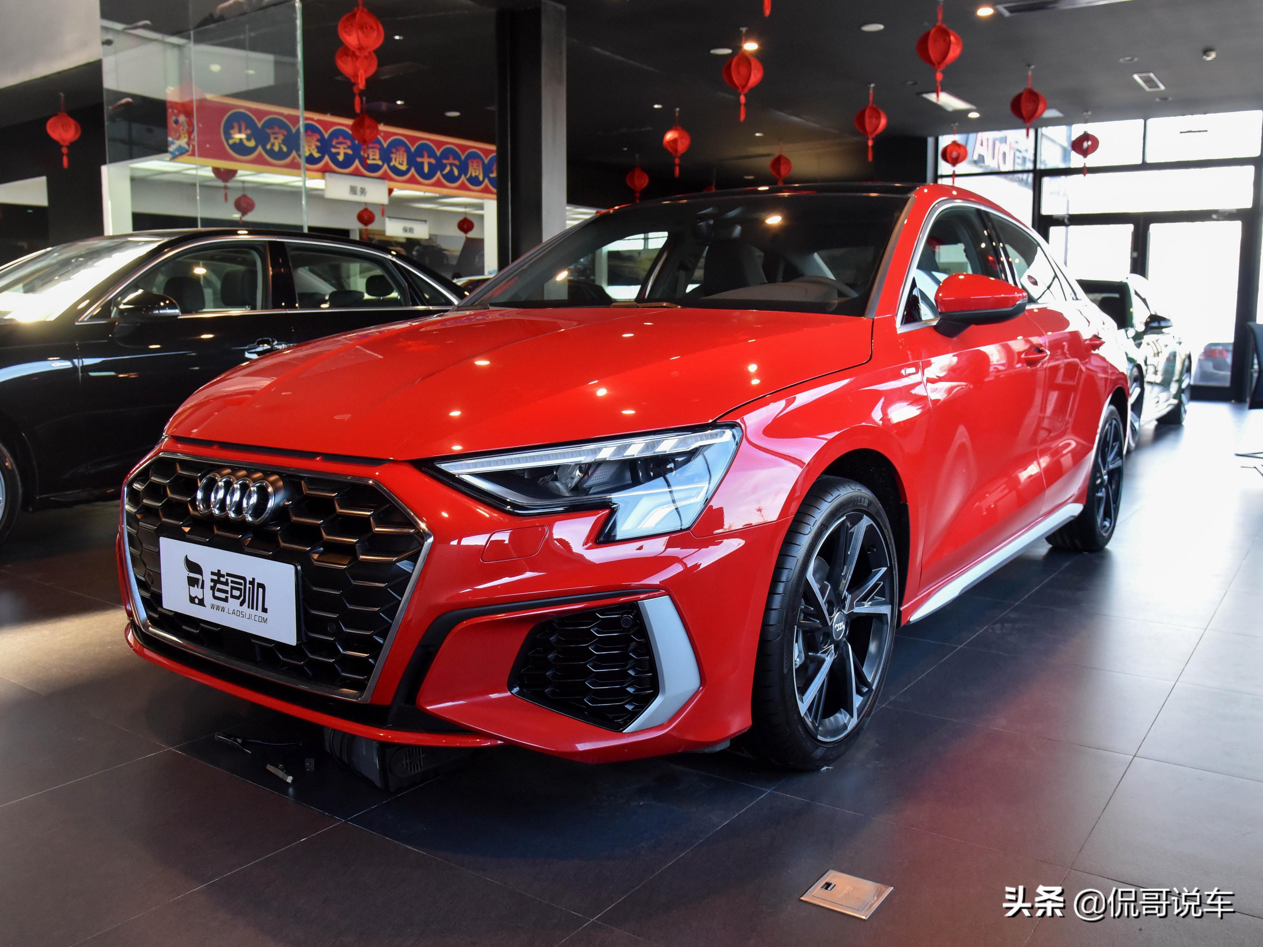 加长的新车，豪华入门三厢油耗低，价格还不贵，实拍奥迪A3