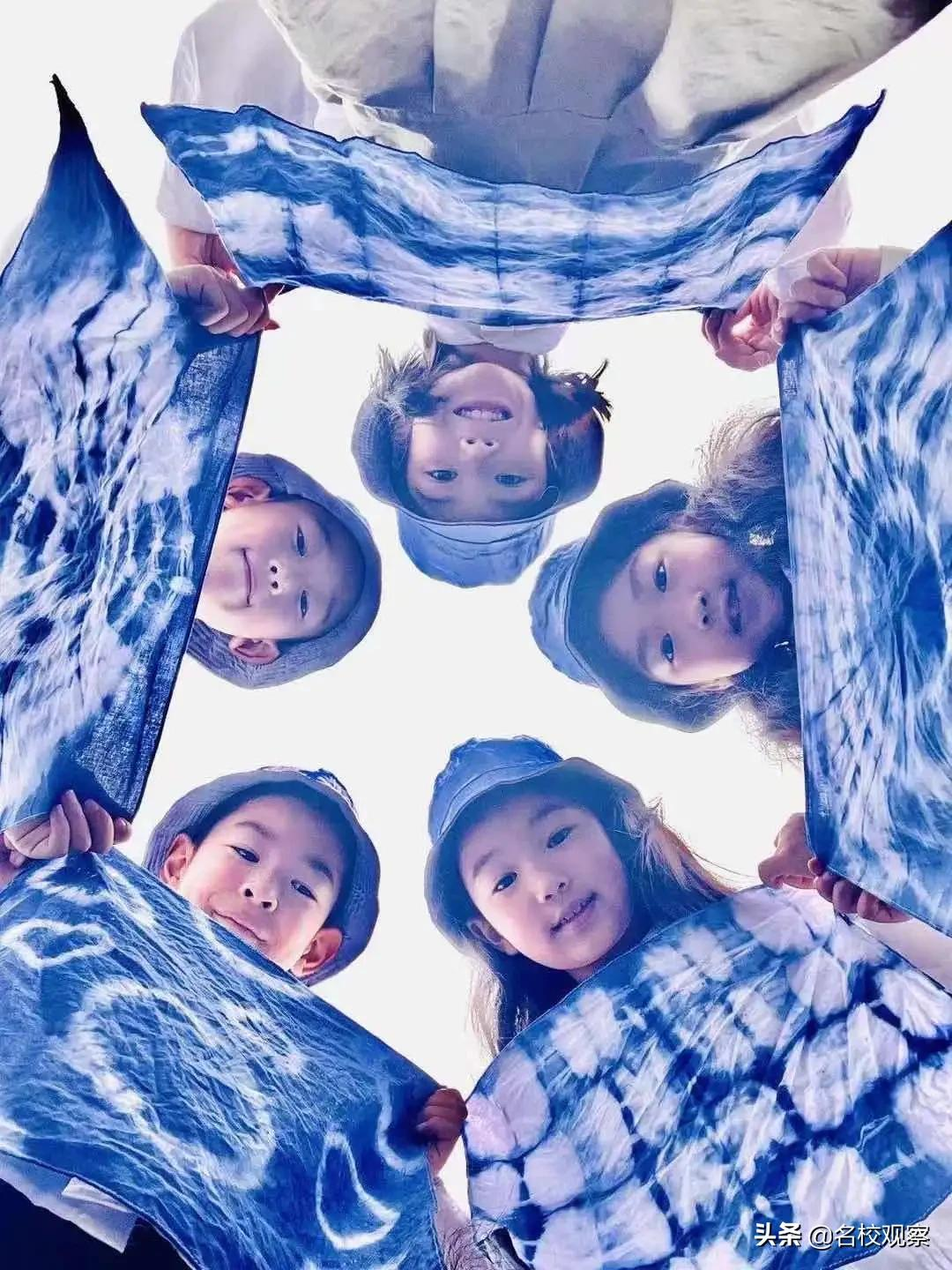 走进成都新世纪外国语，走进扎染世界，感受中华魅力