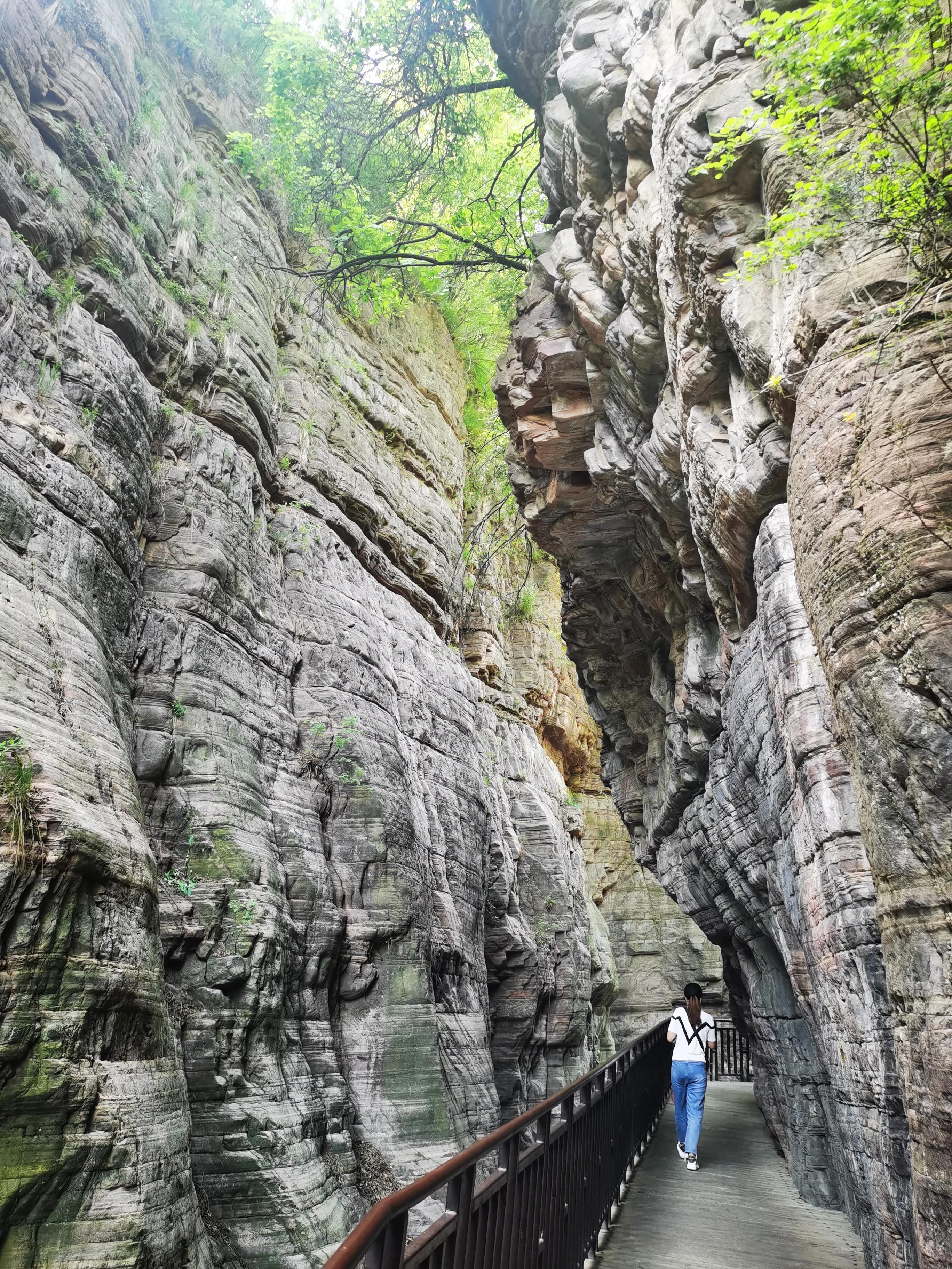 龍潭大峽谷在哪(洛陽龍潭大峽谷,古海奇峽地質畫廊,景色不輸紅石峽,卻