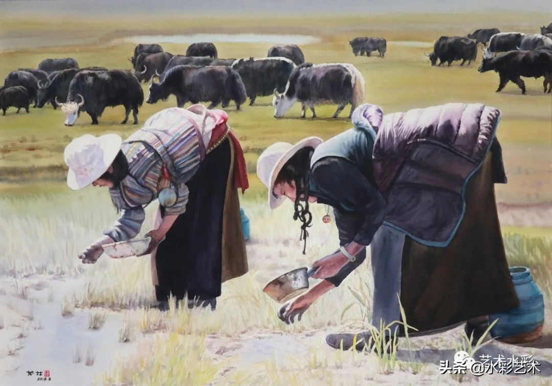 世界杯伊朗玫瑰水彩画(中国•国际水彩画家联盟 国际水彩画友联展④精选版)