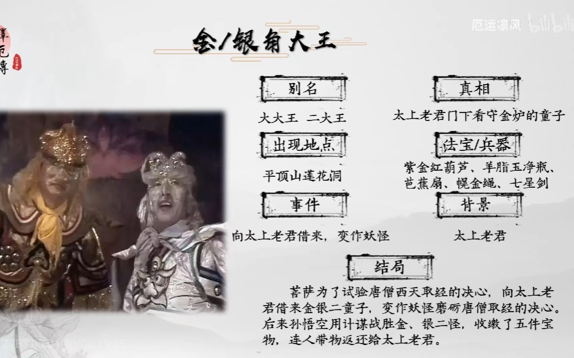 西游记妖怪全介绍