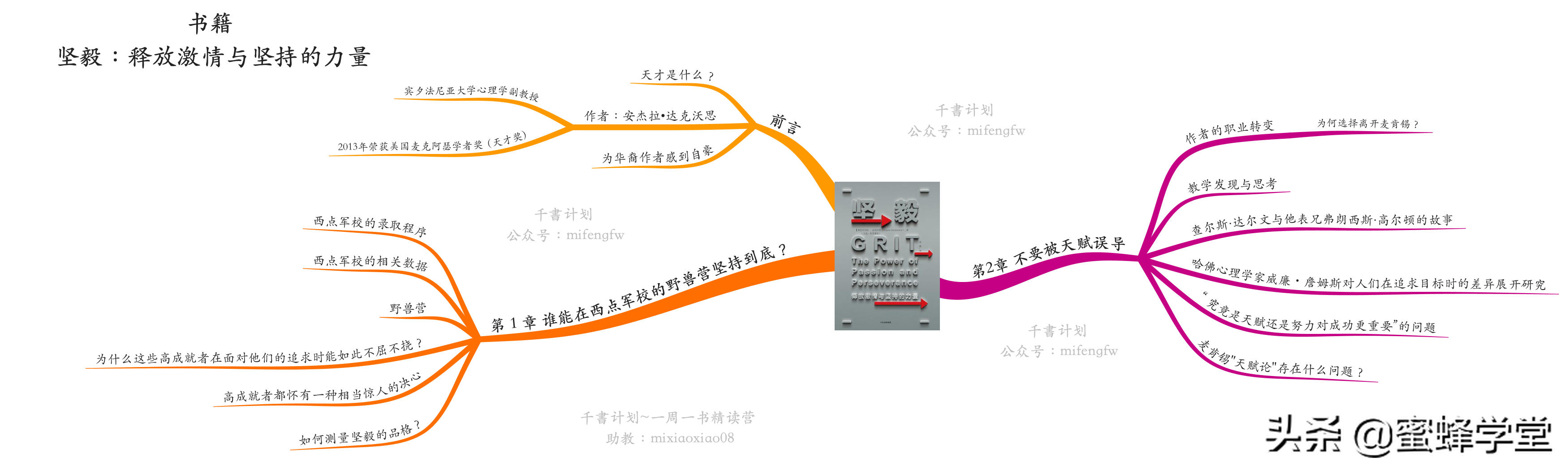 千書计划（001）| 6张思维导图读懂《坚毅》