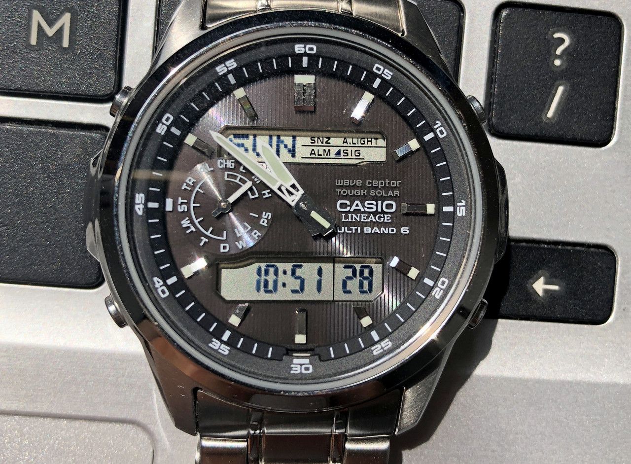 开箱详测：卡西欧CASIO LCW-M300双显电波光动能表，休闲商务之选