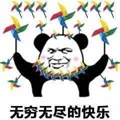 熊猫头表情包：生日快乐