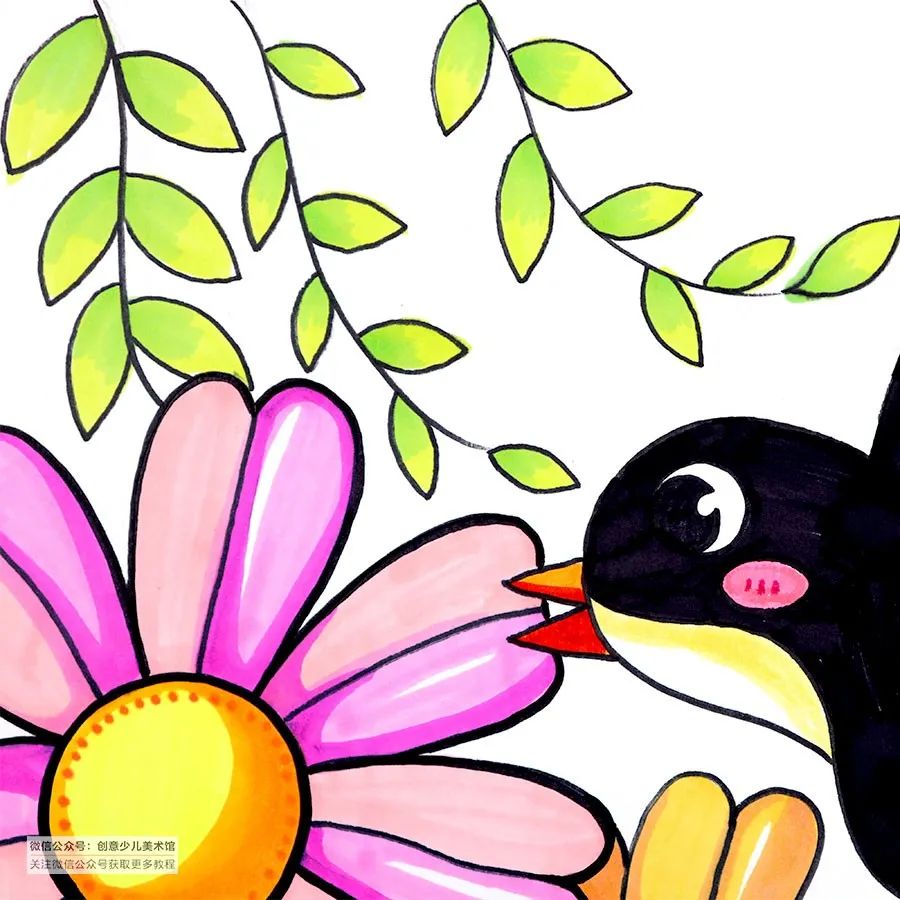 简笔画燕子(燕子怎么画简单)