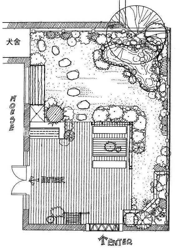 最全的園林庭院景觀設計（內附100張平面效果圖）