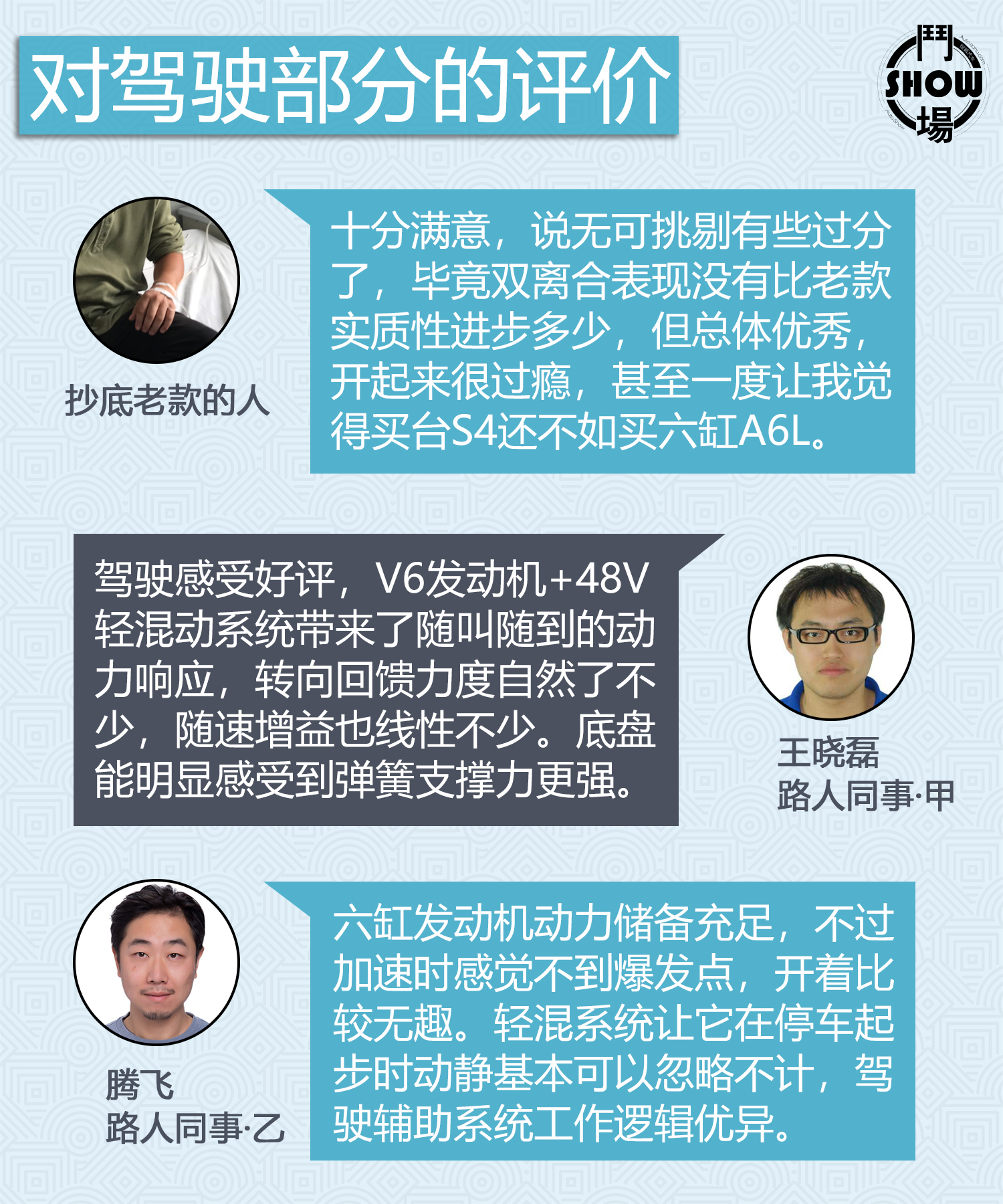 斗SHOW场之对比两代奥迪A6L：取悦过路客不难，征服老用户不易