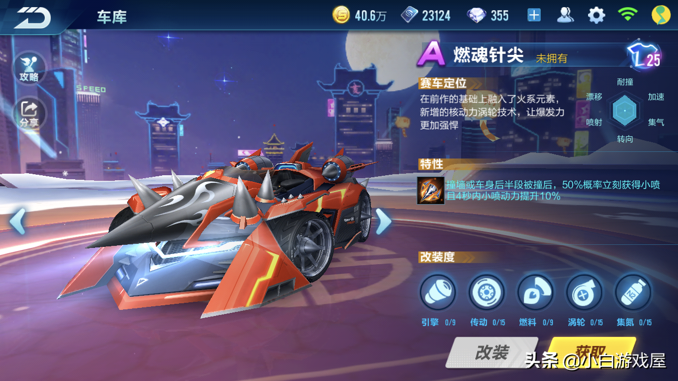 QQ飞车手游：竞速实战A车选择排名，极光与雪狐成为平民首选