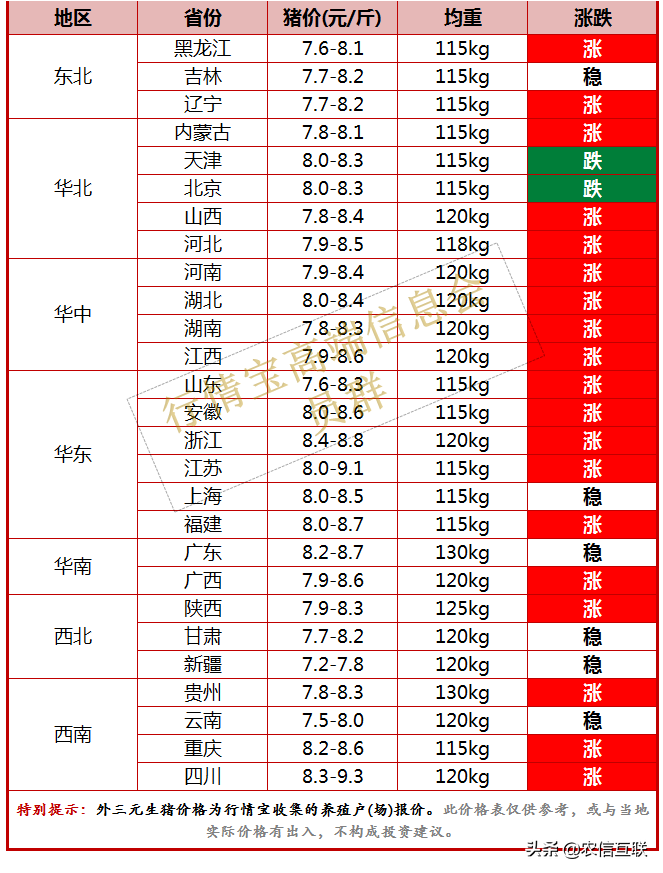 肥猪一斤9块，猪价再次翻红上涨！但养殖户仍需警惕阶段性回调