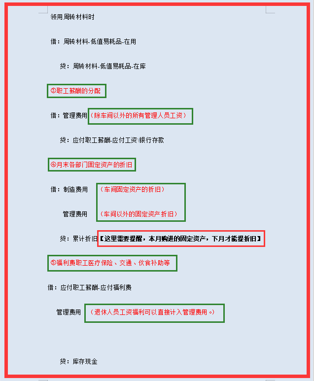 工业企业会计分录全收录，25页完整电子版，工业会计工作必备
