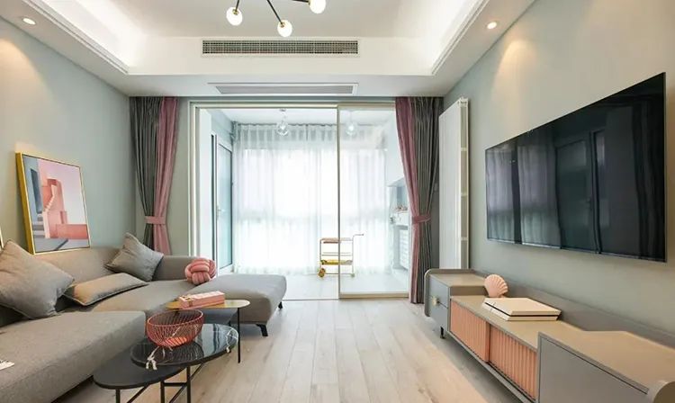 140㎡轻奢北欧风，糖果色搭配，治愈系的温馨！太让人喜欢了