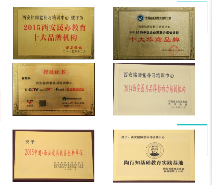 西安铭师堂补习学校招生动态