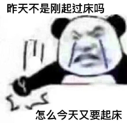 不想起床表情包合集