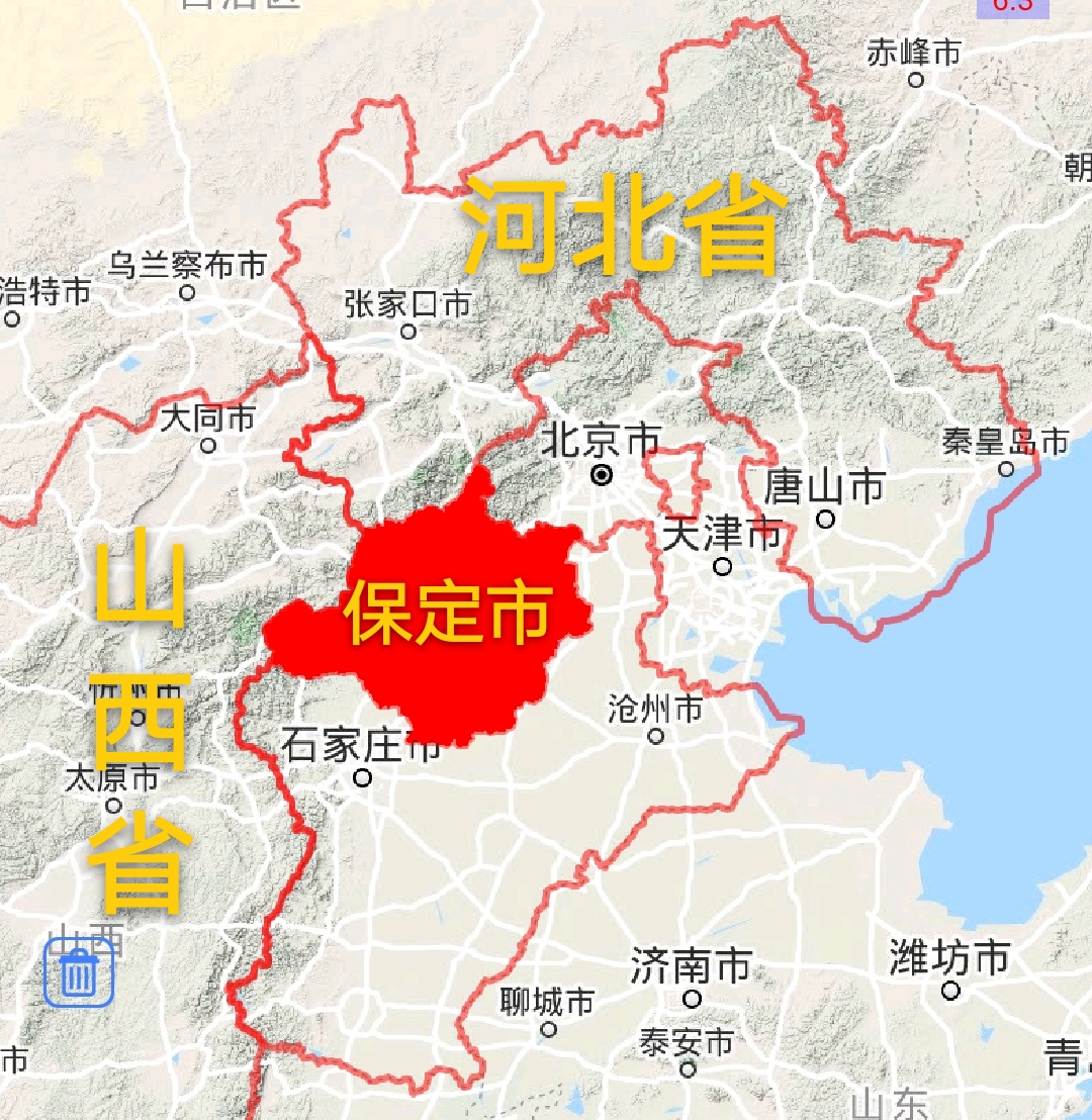 安国市地图高清版（河北省保定市建成区面积排名）