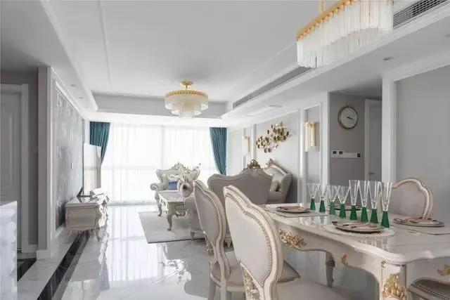 142㎡优雅欧式风，一年只住几次的客卧这样设计真的很实用