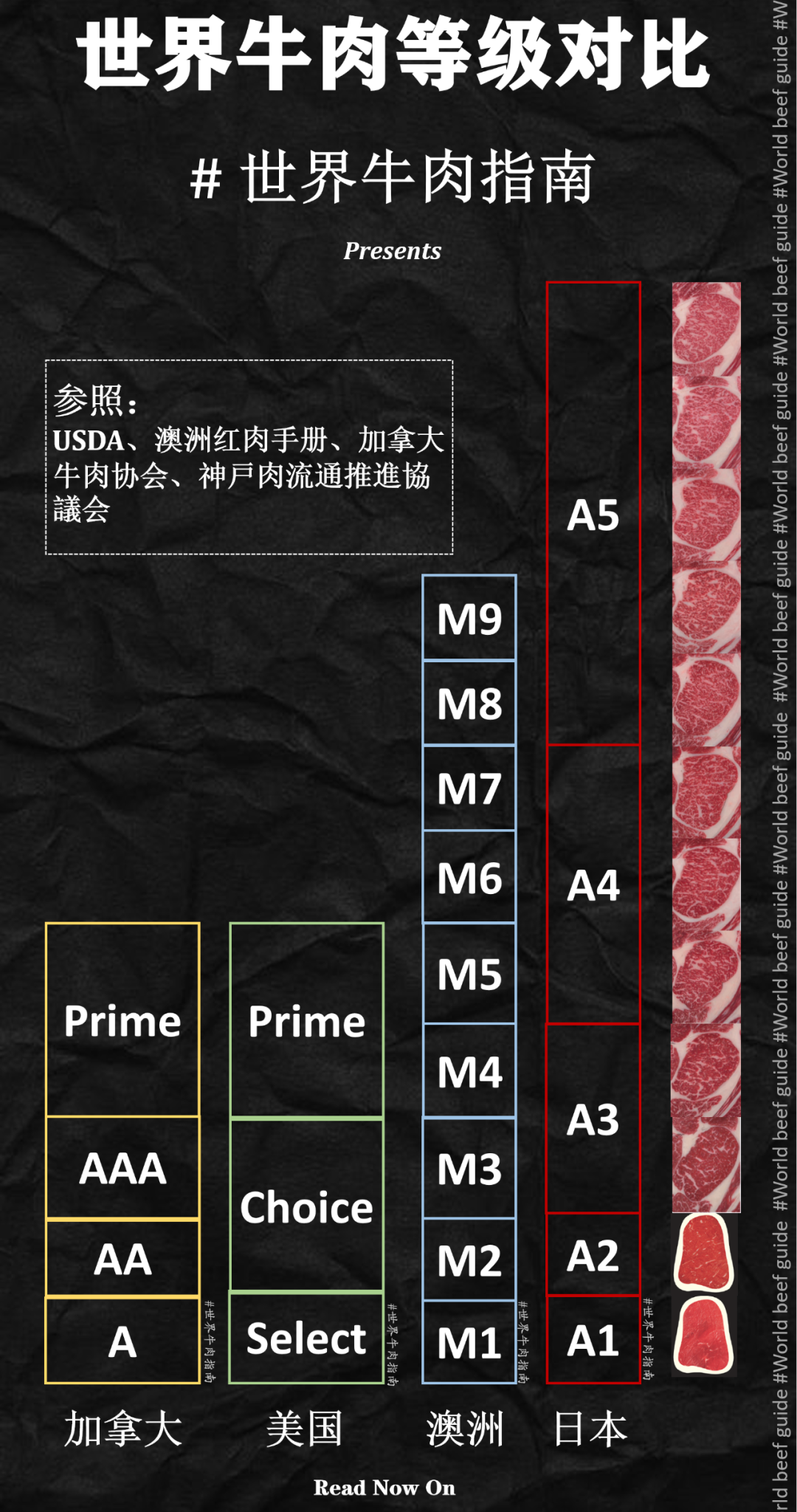 牛排十二个等级（各国地区牛排等级排行介绍）