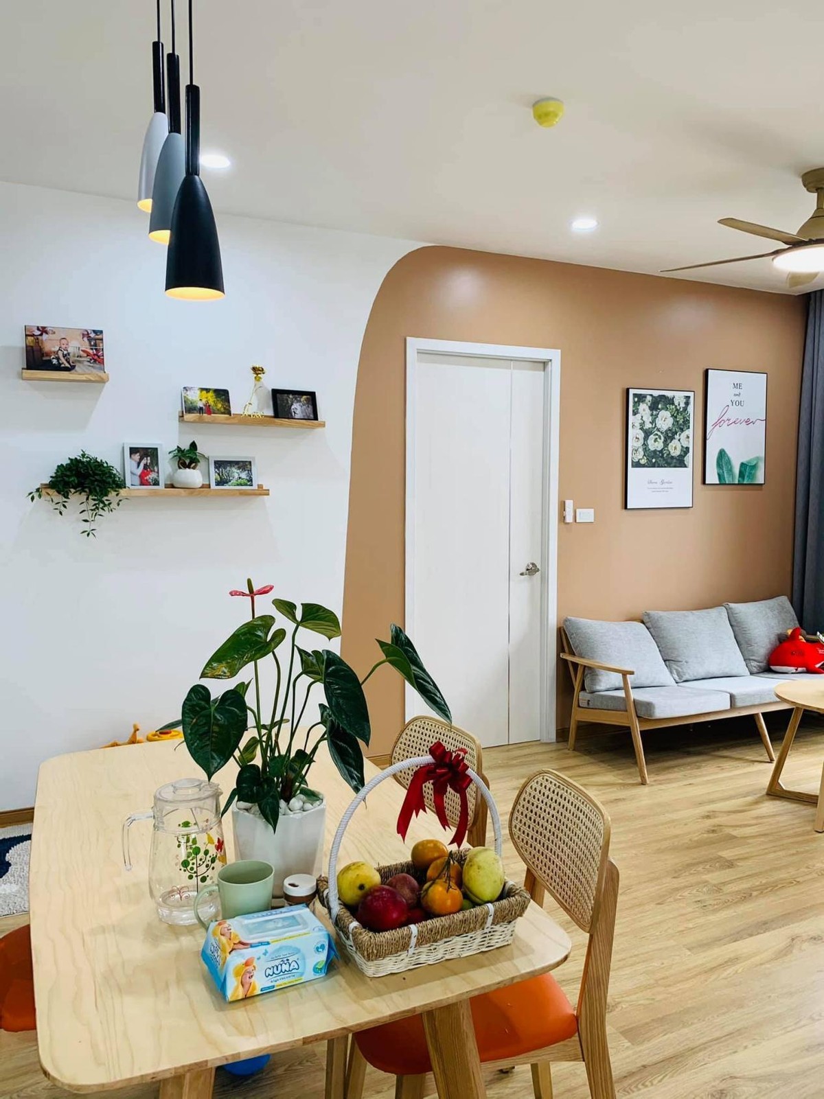 花光積蓄買房，裝潢費能省就省，歷時3個月終於完工，只花了5.5萬