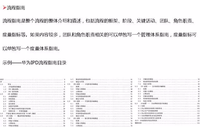 华为的流程管理系统（附关键流程图）
