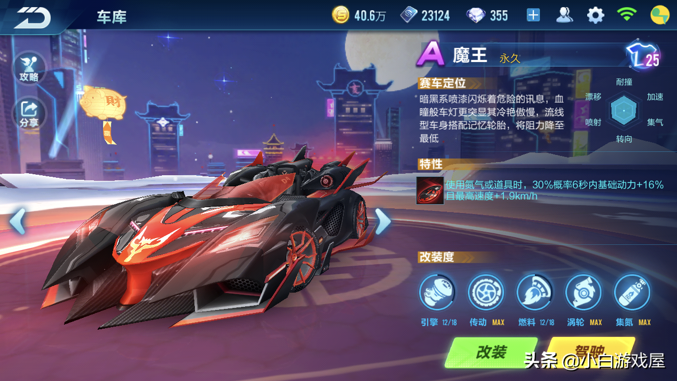 QQ飞车手游：竞速实战A车选择排名，极光与雪狐成为平民首选