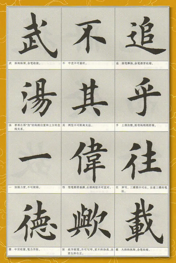 应书友们的要求,今天继续解析田英章先生楷书《虞恭公碑》.