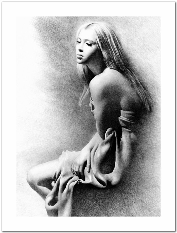 超美素描 -- 乌克兰画家丹尼斯铅笔画
