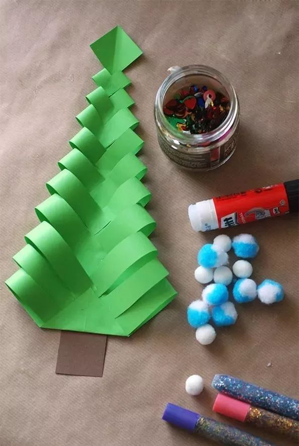15款创意手工圣诞树，比买的好看多了，材料简单在家就能做！收藏