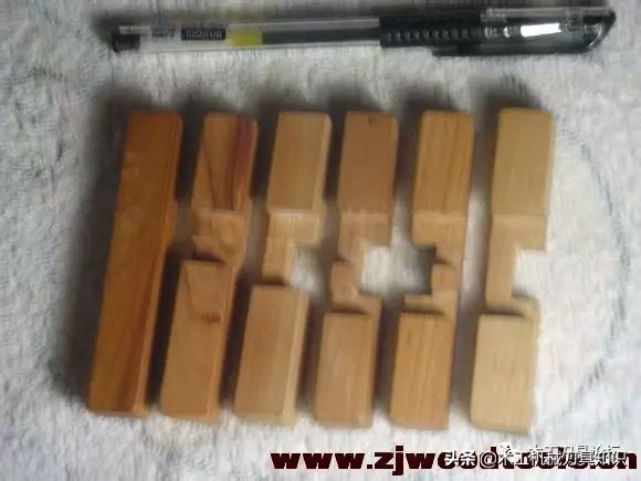 鲁班锁用柱黄金搭档，二十柱可拼四百式详细流程